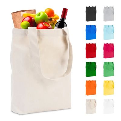 Eco-Friendly Customized Color Canvas Tote Bag with Custom Logo Reusable and Practical