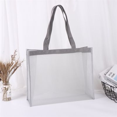 Custom Design Reusable Nylon Wire Mesh Beach Shopping Tote Bag with Personalized Logo