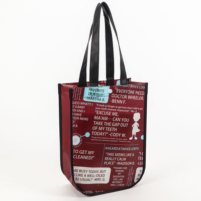 Reusable Non Woven Shopping Bag with Customized Color and Handled Style