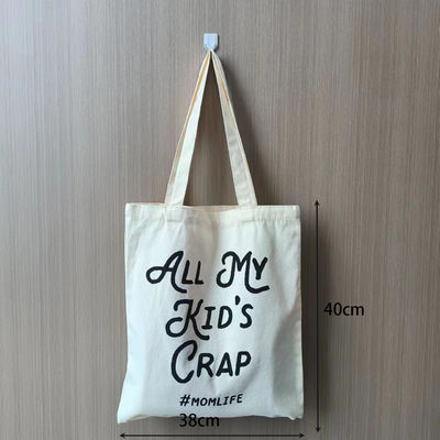 Custom Canvas Tote Bag Acceptable OEM/ODM Solid Color Customizable Letter Pattern Type