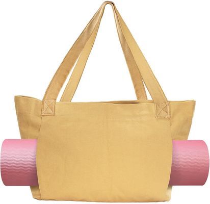 Customized Color Eco Friendly Cotton Canvas Yoga Mat Bag for Eco Conscious Yogis
