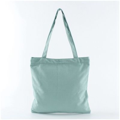 Handled Style Custom Printed Cotton Canvas Shopping Tote Bag With Logo for Eco Grocery