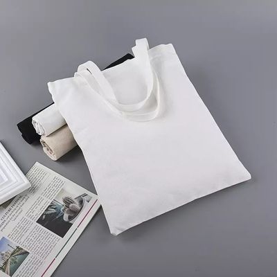 Medium Size Reusable Cotton Canvas Shopping Bag Customized and Custom for Shopping