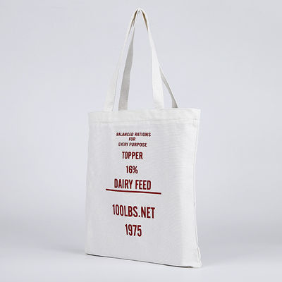 Custom Logo Eco Blank Shopping Bag Organic Cotton Canvas Tote with Customized Color