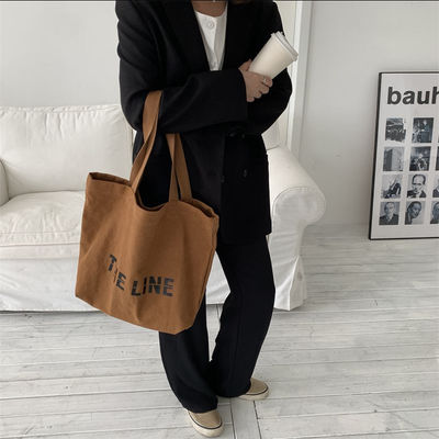 Daily School Life Eco Friendly Custom Canvas Tote Bag with Customized Logo Printing