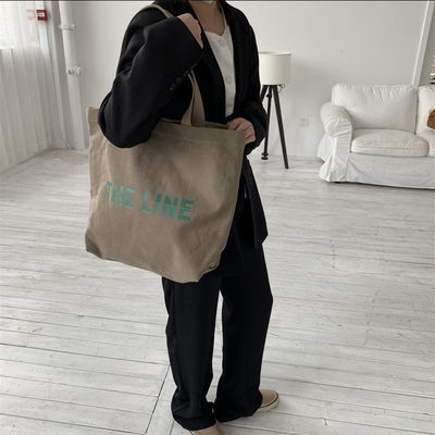 Daily School Life Eco Friendly Custom Canvas Tote Bag with Customized Logo Printing