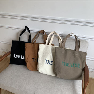 Accepable OEM/ODM Letter Print Cotton Tote Bag for High Demand