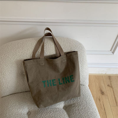 Accepable OEM/ODM Letter Print Cotton Tote Bag for High Demand