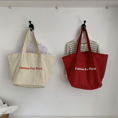 Daily School Life Canvas Tote Bag for Shopping Practical and Versatile Design
