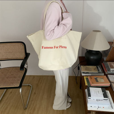 Daily School Life Canvas Tote Bag for Shopping Practical and Versatile Design