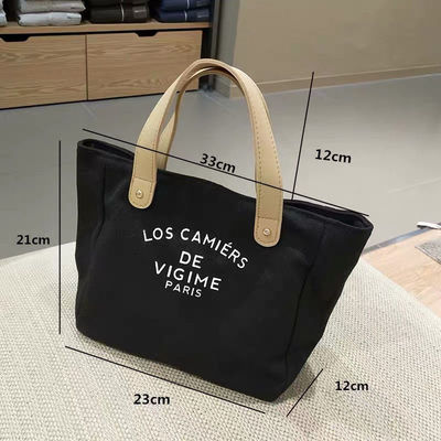 Custom Design Canvas Tote Bag With Handles OEM/ODM Acceptable With Fast Turnaround