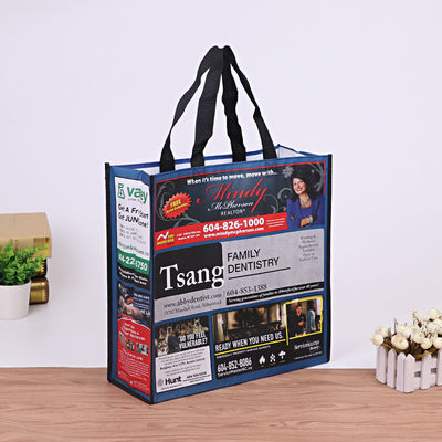 Customized Color Non Woven Reusable Shopping Tote Bag for Eco-Friendly Buyers