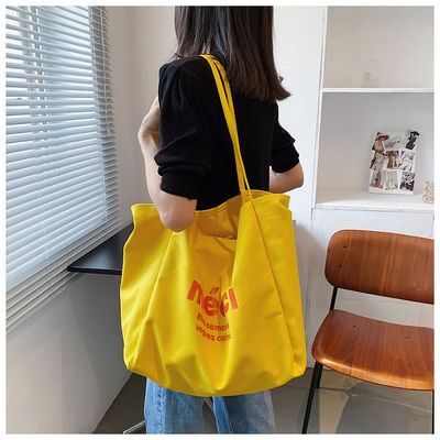 Daily School Life Eco Fashion Custom Reusable Handbag Cotton Tote Bags For Women