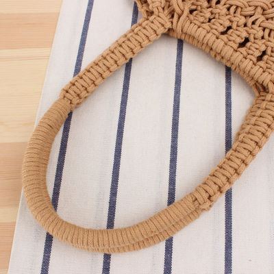Tassel Fashion Women Shoulder Bag with Straw Woven Tote and Customized Logo Design