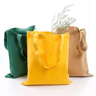 Reusable Shopping Cotton Tote Bags Personalized Canvas Bags with Custom Printed Logo