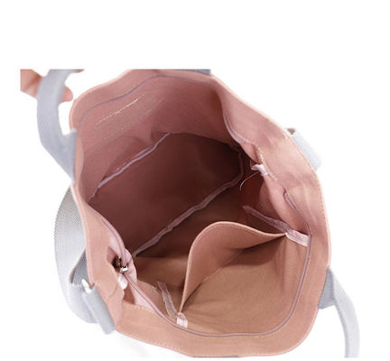 Customized Color Medium Size Girl Canvas Chest Crossbody Tote Shoulder Messenger Bag