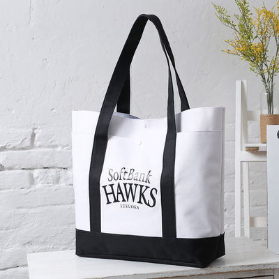 Customized Logo Accepted Durable Canvas Tote Bag for Outdoor Fashion and Beyond
