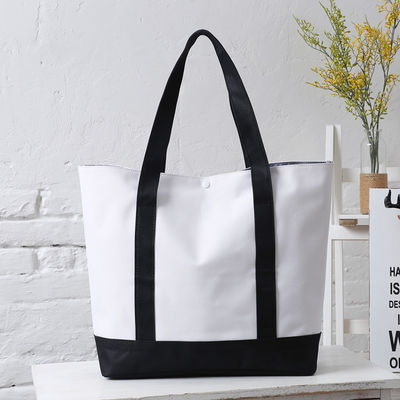Customized Logo Accepted Durable Canvas Tote Bag for Outdoor Fashion and Beyond