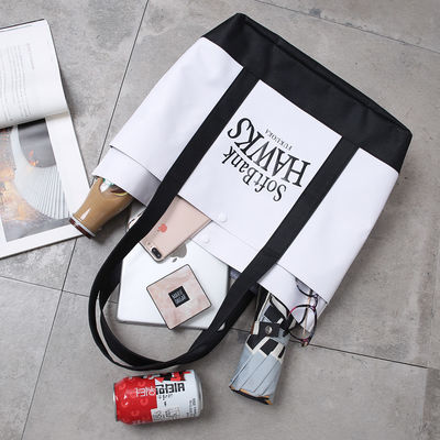 Customized Logo Accepted Durable Canvas Tote Bag for Outdoor Fashion and Beyond