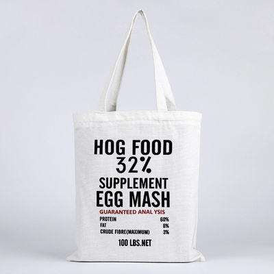 Newest Fashinable Style Letter Print Cotton Tote Bag for Customized Design