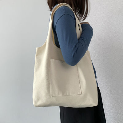 Custom Logo Canvas Shopping Bag Organic Cotton Tote Bag and Newest Fashionable Style