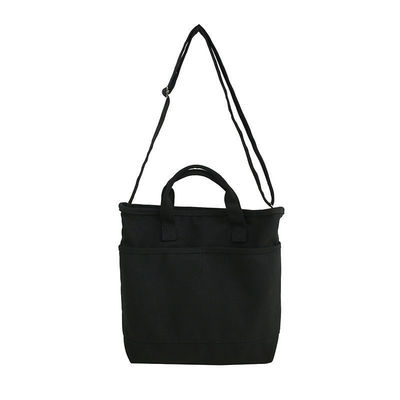 Accepable OEM/ODM Custom Logo Printing Large Capacity Shoulder Canvas Cotton Tote Bag
