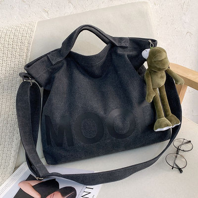 Custom Logo Printed Durable Foldable Reusable Medium Organic Cotton Canvas Tote Bag