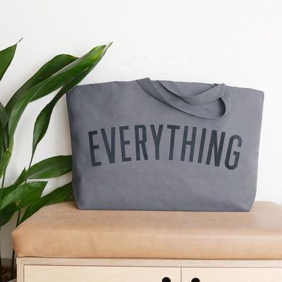 Oversized Canvas Women Hand Sports Gym Bag Customized Logo 2022 Letter Print Tote Bag