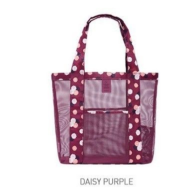 Fashion Travel Handbags Clear Mesh Shoulder Bag Transparent Tote Beach Bag for Benefit