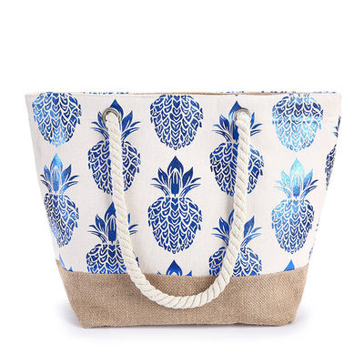 Beach Bag Ladies Women's Casual Tote Fashion Flower Printing Summer Large Capacity