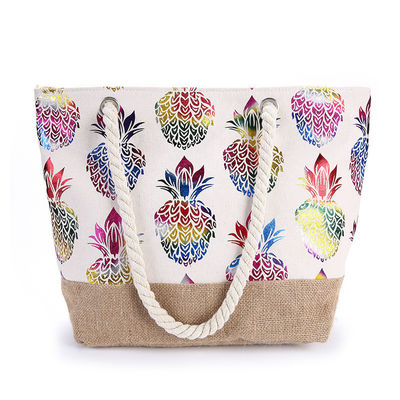 Beach Bag Ladies Women's Casual Tote Fashion Flower Printing Summer Large Capacity