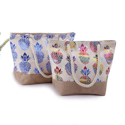 Beach Bag Ladies Women's Casual Tote Fashion Flower Printing Summer Large Capacity