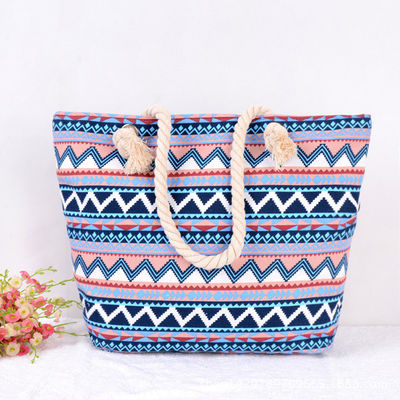 Newest Fashionable Style 2022 Sublimation Printed Beach Bags for Women None Decoration