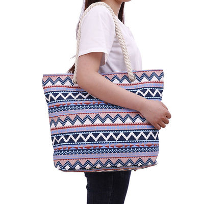 Newest Fashionable Style 2022 Sublimation Printed Beach Bags for Women None Decoration