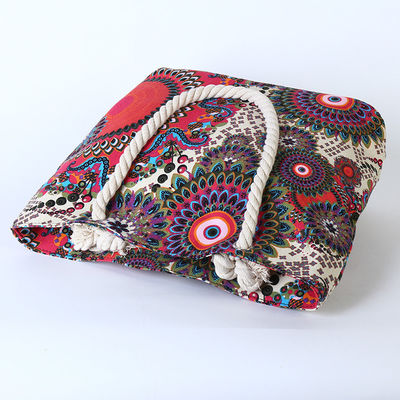 Custom Full Print Cotton Canvas Tote Bag for Daily Necessities and More