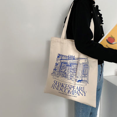 Newest Fashinable Style Pocket Inside Tote Shoulder Bag with Custom Printing