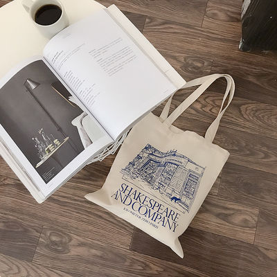 Newest Fashinable Style Pocket Inside Tote Shoulder Bag with Custom Printing