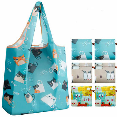 REPT Eco-Friendly Reusable Polyester Shopping Foldable Tote Makeup Packing Nylon Bags
