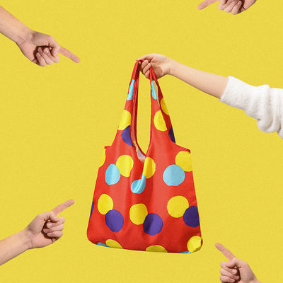 Supermarket Shopping Reusable Foldable Tote Bag Daily School Life OEM/ODM Acceptable