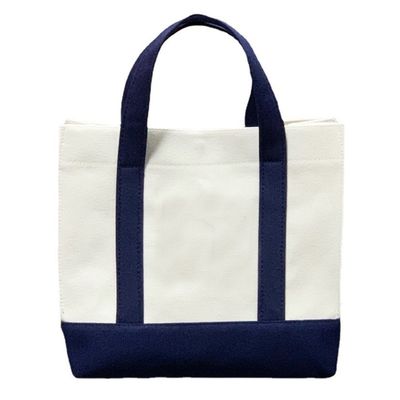 Reusable Eco Blank Line Tote Canvas Shopping Bag with Customized Logo and Custom Logo