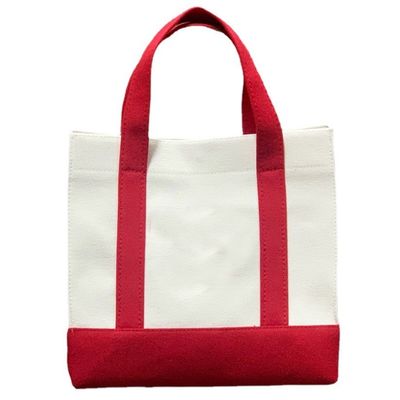 Reusable Eco Blank Line Tote Canvas Shopping Bag with Customized Logo and Custom Logo