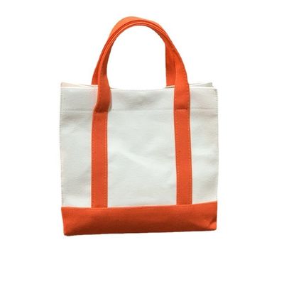 Reusable Eco Blank Line Tote Canvas Shopping Bag with Customized Logo and Custom Logo