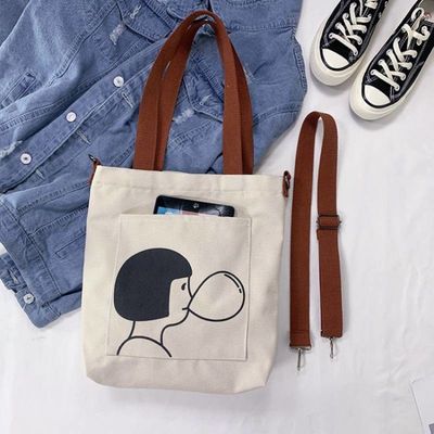 OEM/ODM Acceptable Cotton Canvas Tote Shopping Bag with Customized Logo