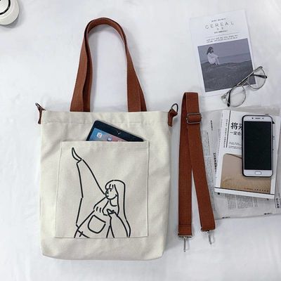 OEM/ODM Acceptable Cotton Canvas Tote Shopping Bag with Customized Logo