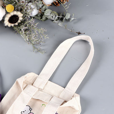 Personalized Mini Coffee Milk Cup Holder Canvas Drink Carrier Tote Bag Customized Logo