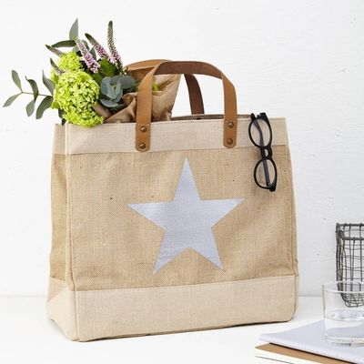 Daily School Life Recycled Custom Jute Bag Burlap Jute Tote Bags With Leather Handles