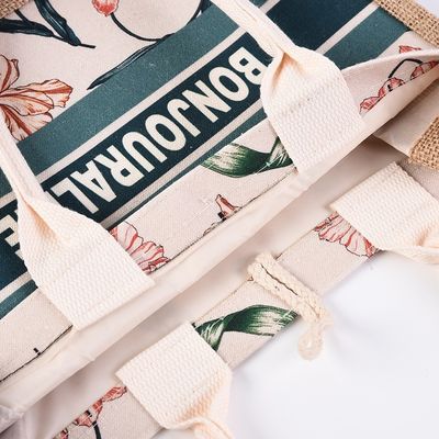 Jute Shopping Bags Customize Reusable Tote Bag for Medium Size in Bangladesh Market