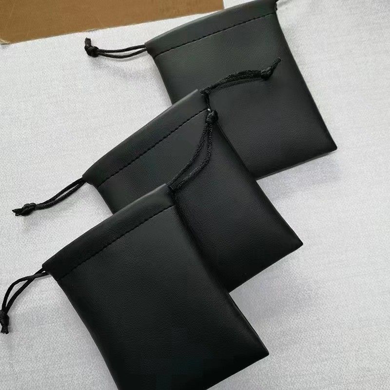 OEM/ODM Acceptable Custom PU Leather Dust Drawstring Bag for Jewelry Organization