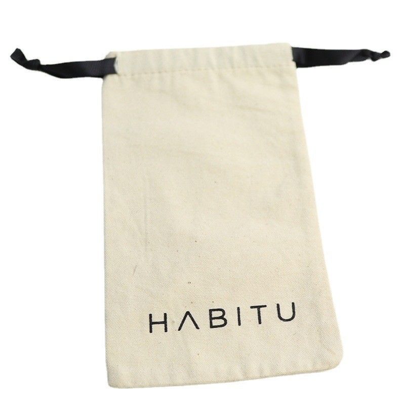 Customized Color Cotton Drawstring Bag for Custom Jewelry Packaging 100% Organic