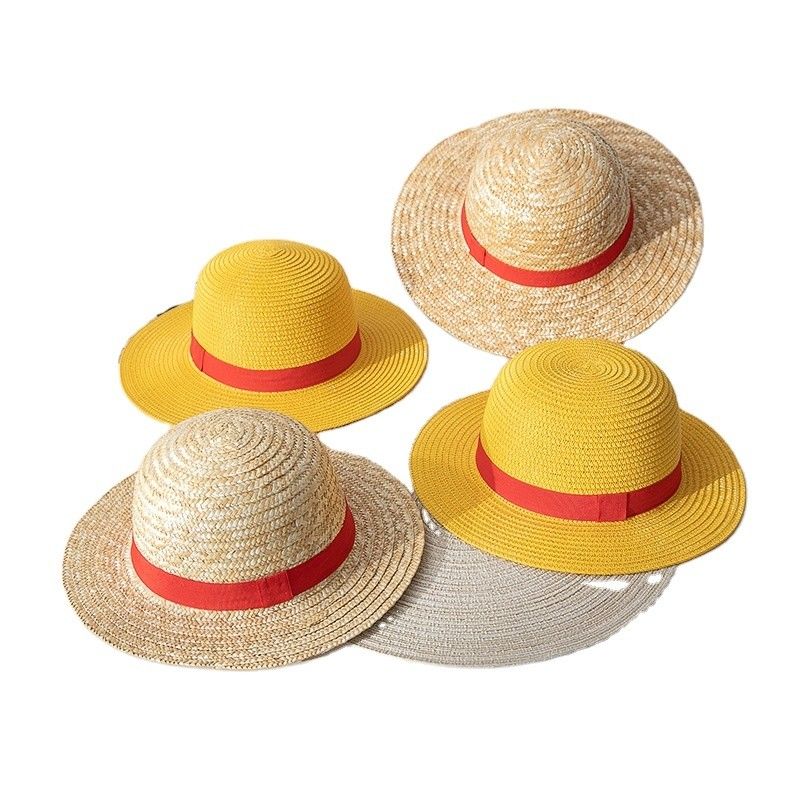 Anime Cosplay Dress Up Sun Hat with Ribbon Rope Accessory Type and Performance Design